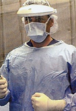 Surgical Tech Robert in Surgery